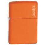 ENCENDEDOR ZIPPO NARANJA MATE LOGO ZIPPO