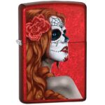 ENCENDEDOR ZIPPO DIA DE MUERTOS CATRINA