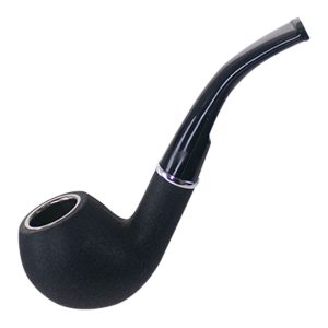 PIPA CURVA DISE O STONE COLOR NEGRO
