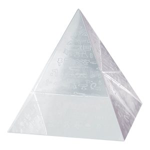 FIGURA DECORATIVA PIRAMIDE DE CRISTAL